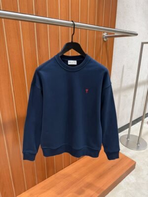 Ami De Coeur Sweater Navy Red