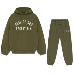 Fear Of God Essentials Tracksuit FW24 Millitary