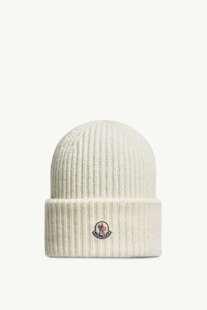 Moncler Beanie White